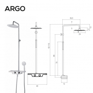 COLONNA DOCCIA ARGO
